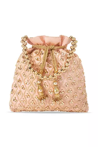 Indian potli bags for women evening bag ethnic bride purse with drawstring