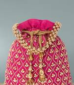 Indian potli bags gift for women evening bag clutch ethnic bride purse with drawstring