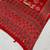 Red Mirror Work Satin Saree