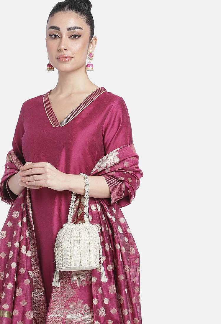 Indian potli bags gift for women evening bag clutch ethnic bride purse with drawstring