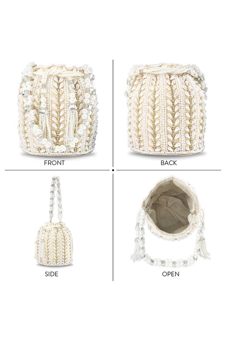 Indian potli bags gift for women evening bag clutch ethnic bride purse with drawstring