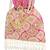 Rani pink ethnic embroidered potli bag for women fancy evening bridal wristlet purse bag for girls