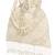 White potli embellished purse for women handmade wristlet handbag fashion bridal bag