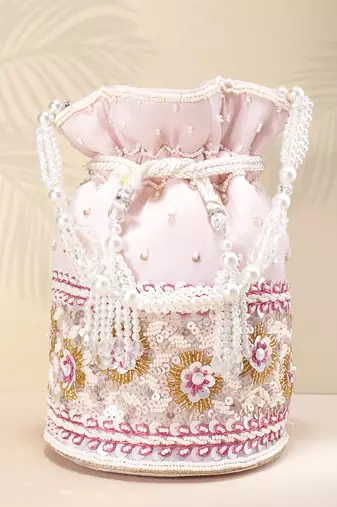 Indian potli bags evening bag clutch ethnic bride purse with drawstring gifts for women