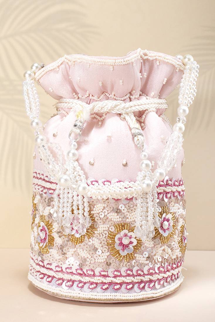 Indian potli bags evening bag clutch ethnic bride purse with drawstring gifts for women