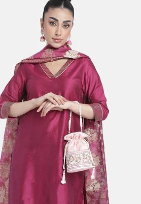 Indian potli bags evening bag clutch ethnic bride purse with drawstring gifts for women 2