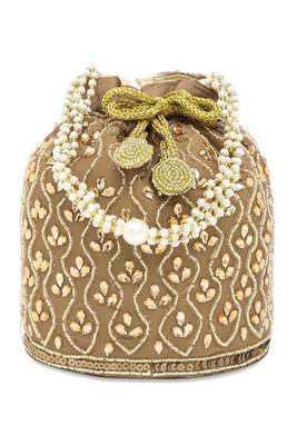 Embroidered potli bag gift for women handmade ethnic purse evening bags stylish bridal fashion clutch bag 3