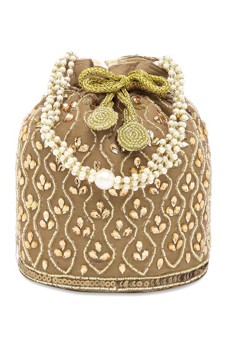 Embroidered potli bag gift for women handmade ethnic purse evening bags stylish bridal fashion clutch bag