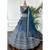 Blue wedding wear lehenga choli for women