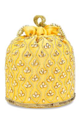 Embroidered potli bag handmade ethnic purse evening handbags stylish bridal fashion for women 2