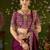 Pink rangoli silk saree with embroidered designer blouse piece