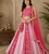 Bridal pink georgette lehenga choli 