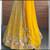 Yellow georgette lehenga choli