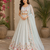 light sky blue georgette Lehenga Choli