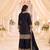 Black real chinon readymade sharara salwar suit - full stitched