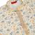 Floral printed cream cotton kurta and pyjamas