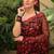 Black Color sequins And Embroidery Work  Faux Georgette Saree