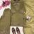 Olive nc moss silk blend kurti palazzo set with embroidered dupatta