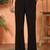 Japanese fabric embroidered paisley black kurta with trouser pant