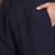 Japanese fabric embroidered paisley navy blue kurta with trouser pant