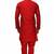 Classic design cotton red color kurta pajama set