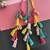 multicolor handmade gulmohar parandi