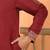 Cotton silk embroidered maroon kurta & trouser with dupatta
