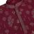 Floral printed maroon cotton kurta and pyjamas