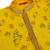 Floral printed yellow cotton kurta and pyjamas