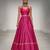 Rani Pink Embroidered Dupion Silk Lehenga Set
