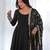 Women's Gorgeous Embroidery Work Fox Georgette Fabric Flared Anarkali Pant and Dupatta Set