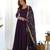Women's Gorgeous Embroidery Work Fox Georgette Fabric Flared Anarkali Pant and Dupatta Set