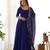 Women's Gorgeous Embroidery Work Fox Georgette Fabric Flared Anarkali Pant and Dupatta Set