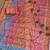 Orange Color Digital Print ,Hand Aari Work and Hand Khatli work Silk Blend Saree