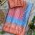 Orange Color Digital Print ,Hand Aari Work and Hand Khatli work Silk Blend Saree