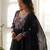 Women's Beautiful Floral Printed Organza Silk Fabric Flared Anarkali Pant and Dupatta Set
