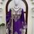 Beautiful purple chinon sequence sharara set
