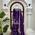 Beautiful purple chinon sequence sharara set
