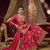 Beautiful pink chinon sequence sharara set