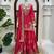 Beautiful pink chinon sequence sharara set
