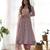 Women's Beautiful Floral Printed Chiffon Fabric Flared Anarkali Pant and Dupatta Set