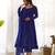 Women's Gorgeous Laheriya Print Fox Georgette Fabric Flared Anarkali Pant and Dupatta Set