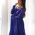 Women's Gorgeous Laheriya Print Fox Georgette Fabric Flared Anarkali Pant and Dupatta Set