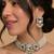 Hex pearl crystal choker set