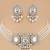 Hex pearl crystal choker set