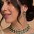 Emerald cut necklace set