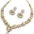 Regal kundan teardrop jewelry set