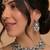 Silver bridal maang tikka & necklace set