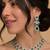 Emerald gold bridal matha patti set