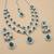 Emerald gold bridal matha patti set